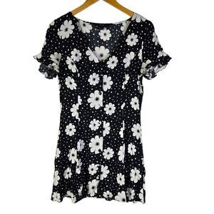 Forever 21 Black Floral Dress